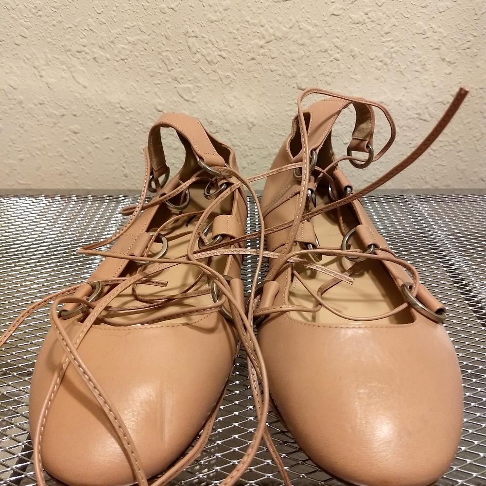 JCrew Gladiator ballet flats s7.5
